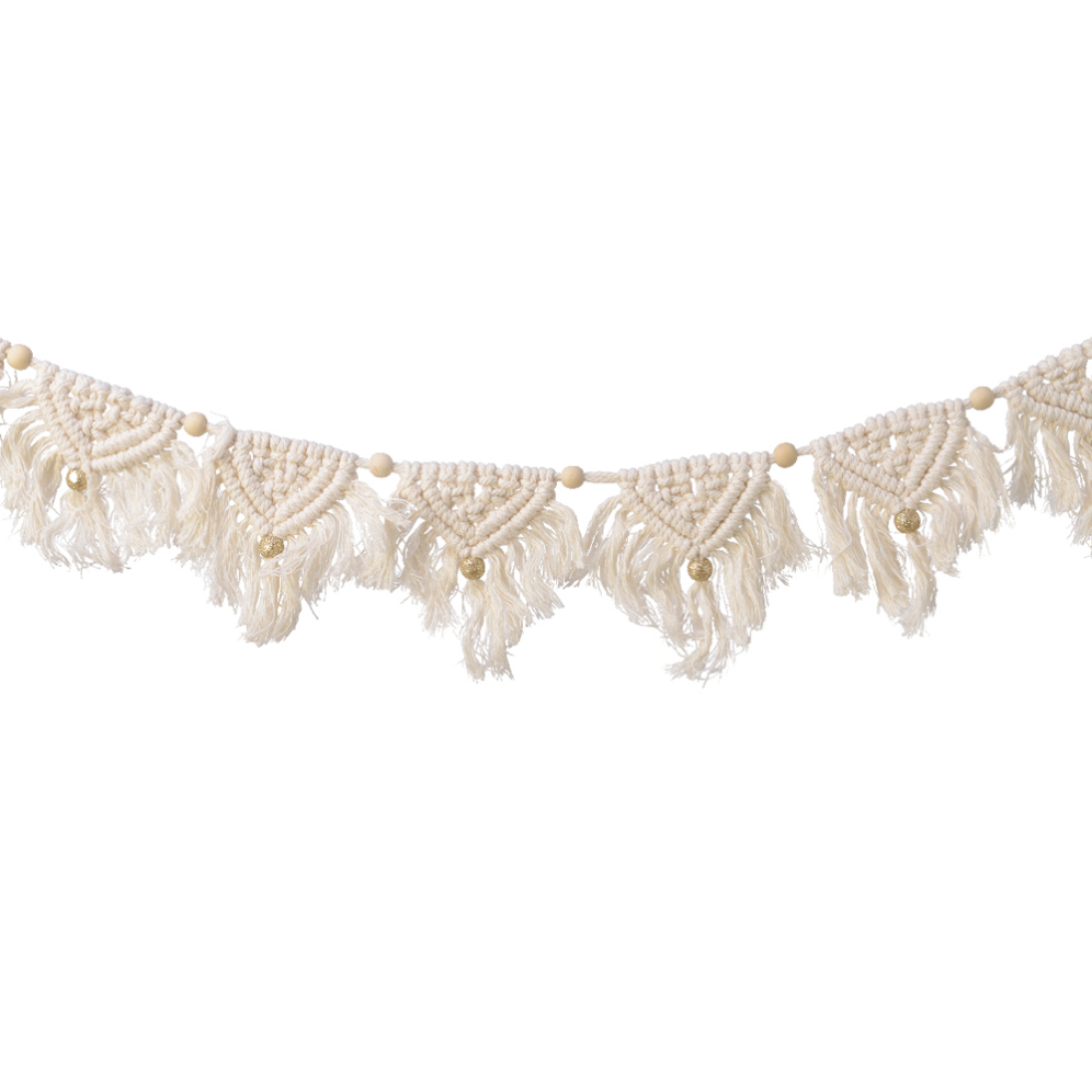 Decoris kerstslinger - Macramé - 120cm