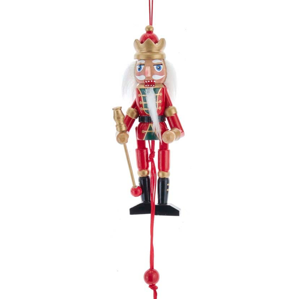 Kurt Adler Notenkraker - Hanger trekpop met hoge hoed - 12cm