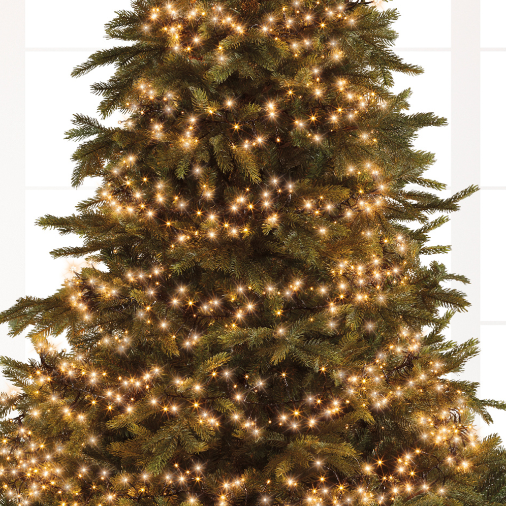 Lumineo LED cluster kerstverlichting - 768 lampjes - Klassiek wit