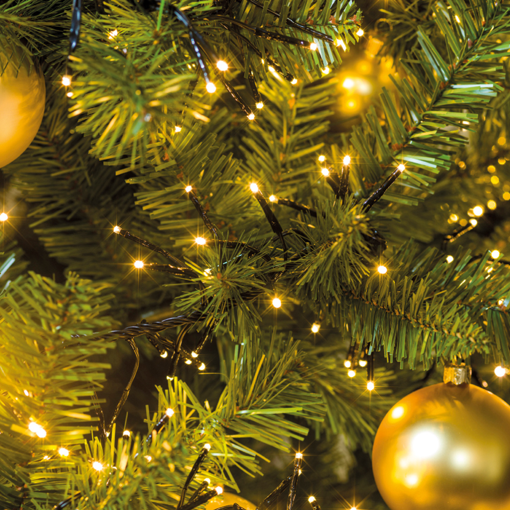 Lumineo LED cluster kerstverlichting - 768 lampjes - Klassiek wit