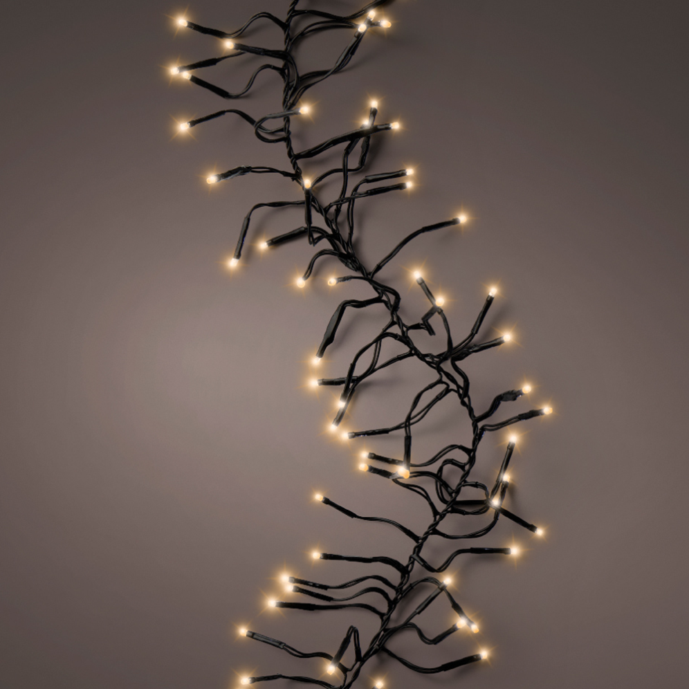 Lumineo LED cluster kerstverlichting - 768 lampjes - Klassiek wit