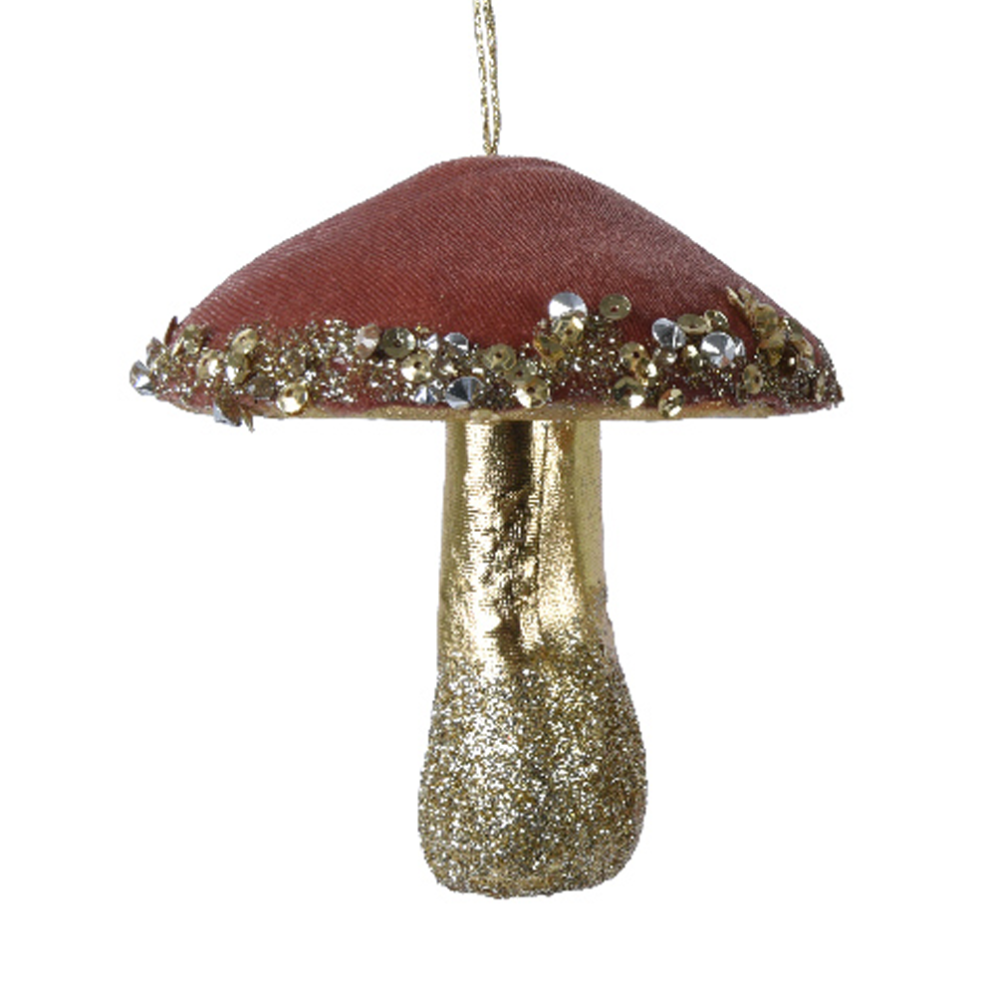 Decoris kerstornament - Paddenstoel