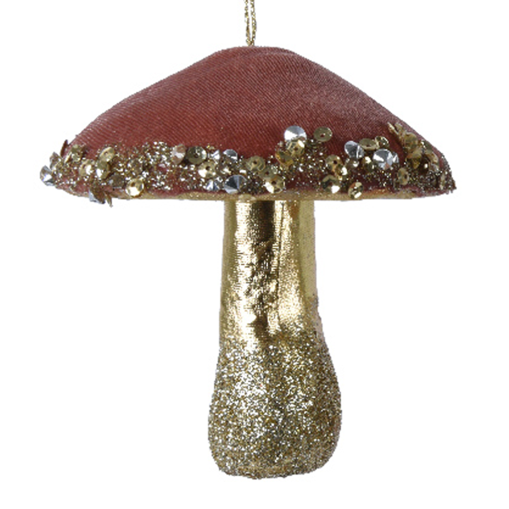 Decoris kerstornament - Paddenstoel