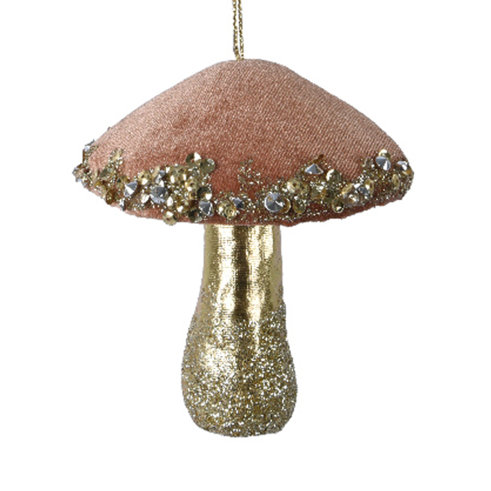 Decoris kerstornament - Paddenstoel
