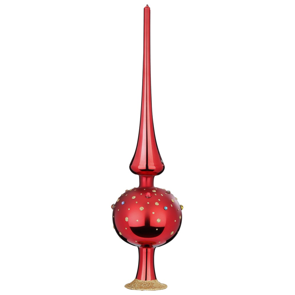 Glazen piek - Rood - 33cm