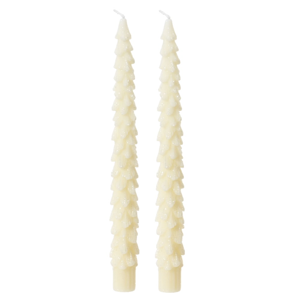 Decoris dinerkaars - Kerstboom - Set van 2