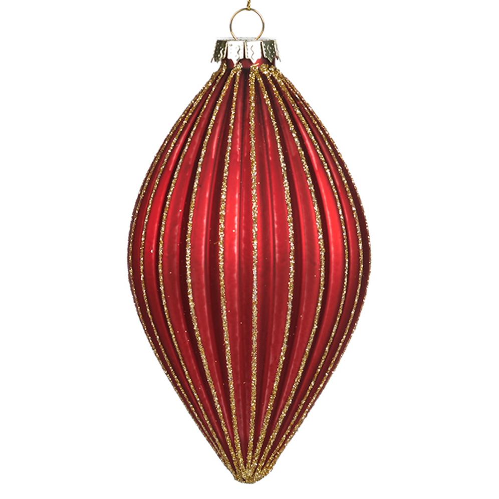 Goodwill kerstpegel - Met ribbels - 13 cm