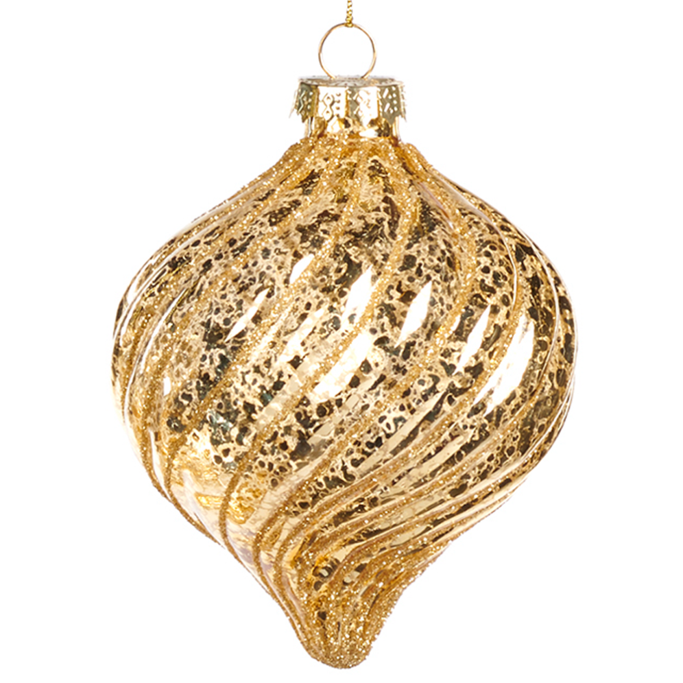 Goodwill kerstbal - Met ribbels - 8cm
