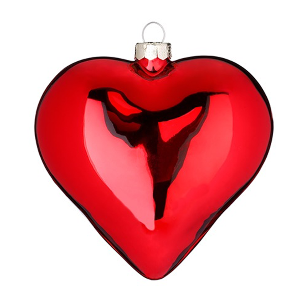 Inge Glas kerstornament - Hart