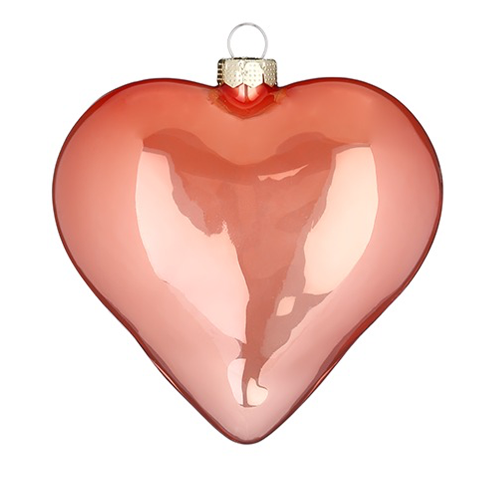 Inge Glas kerstornament - Hart
