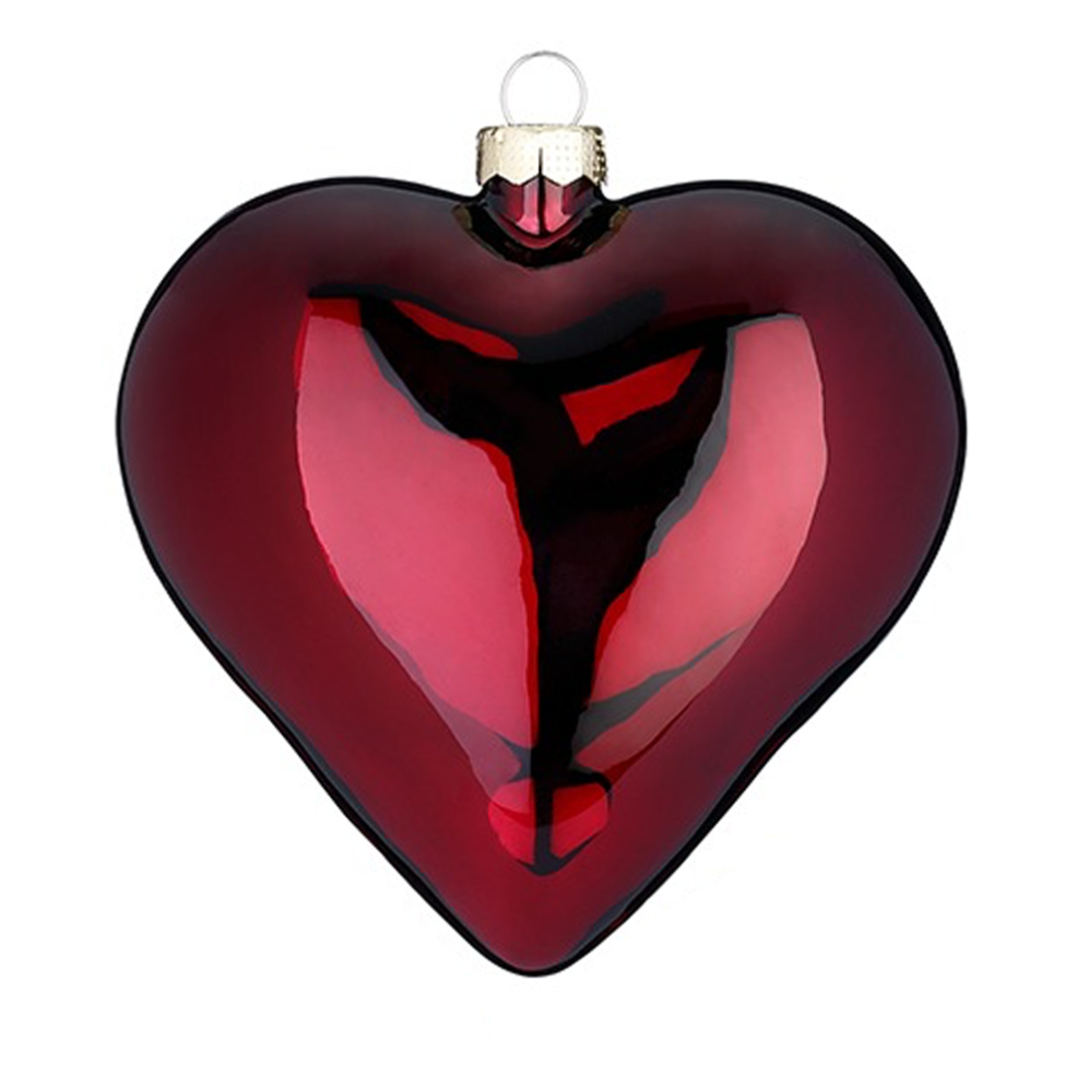 Inge Glas kerstornament - Hart