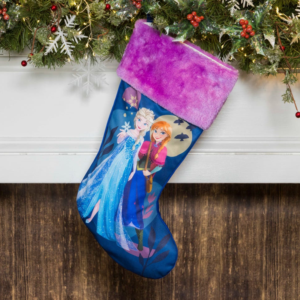 Disney kerstsok - Met Anna en Elza