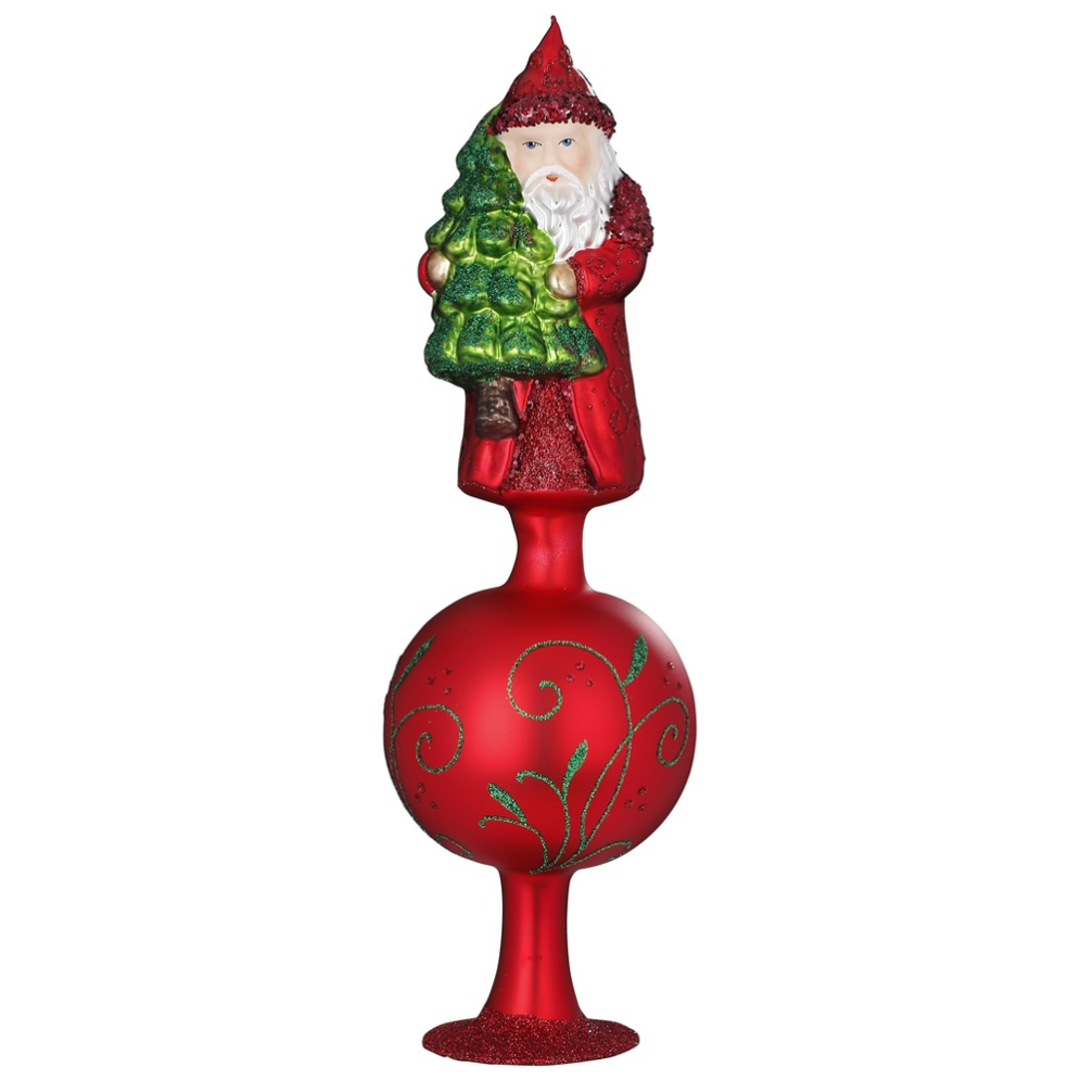 Inge Glas piek - Met kerstman