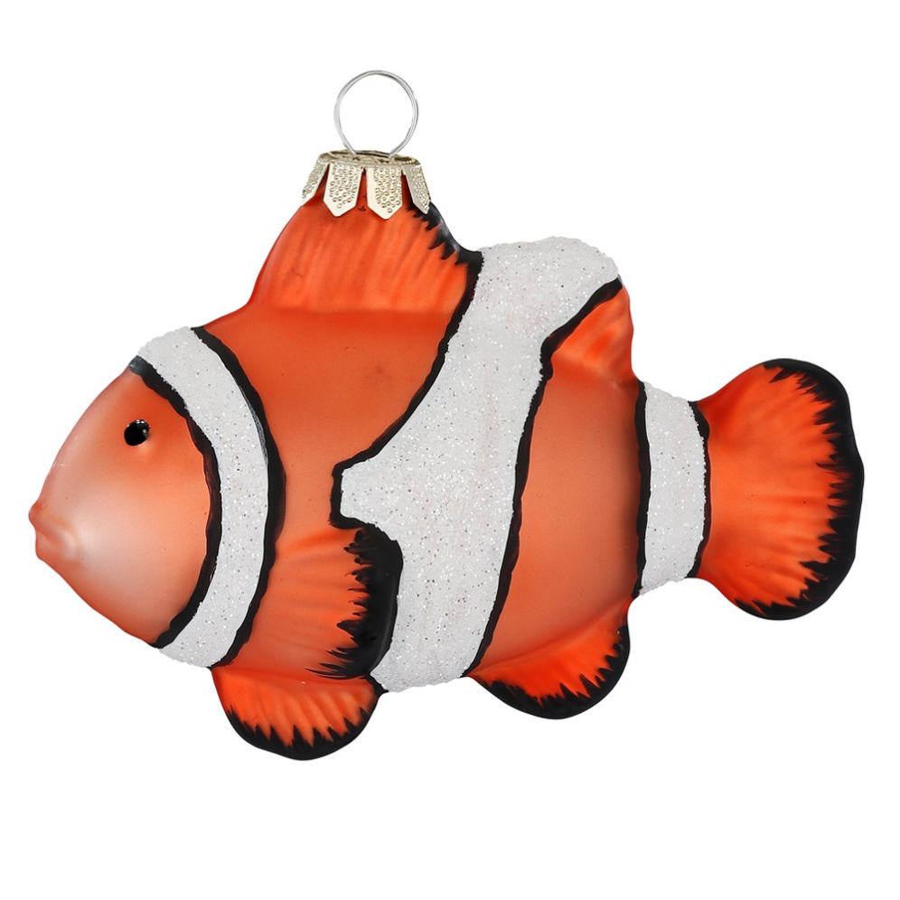 Inge Glas kerstornament - Clownvis