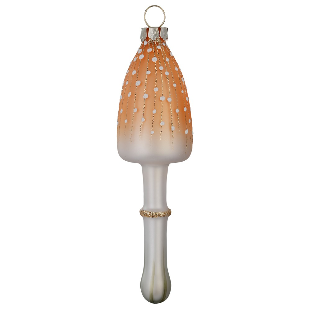 Inge Glas kerstornament - Paddenstoel