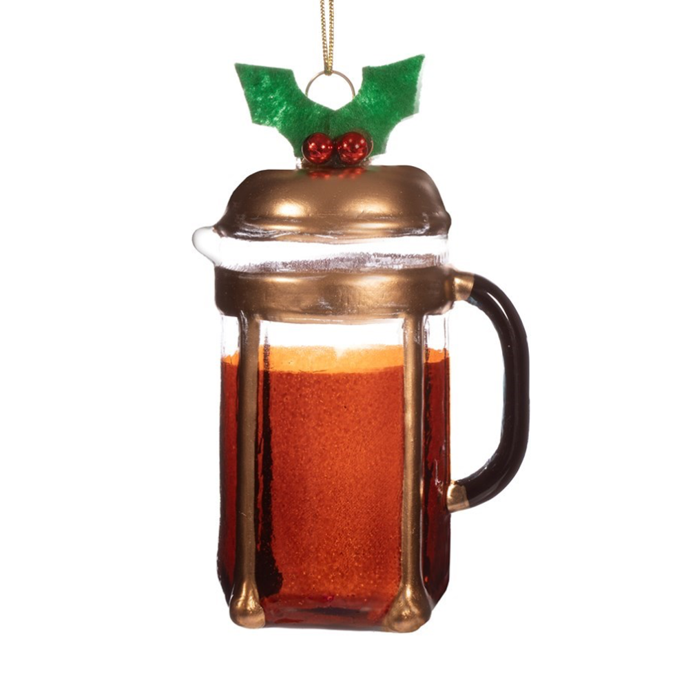 Sass & Belle kerstornament - Cafetière
