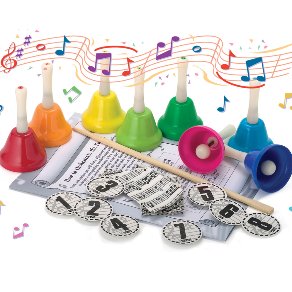 Robin Reed Christmas crackers - Hand Bells - Set van 8