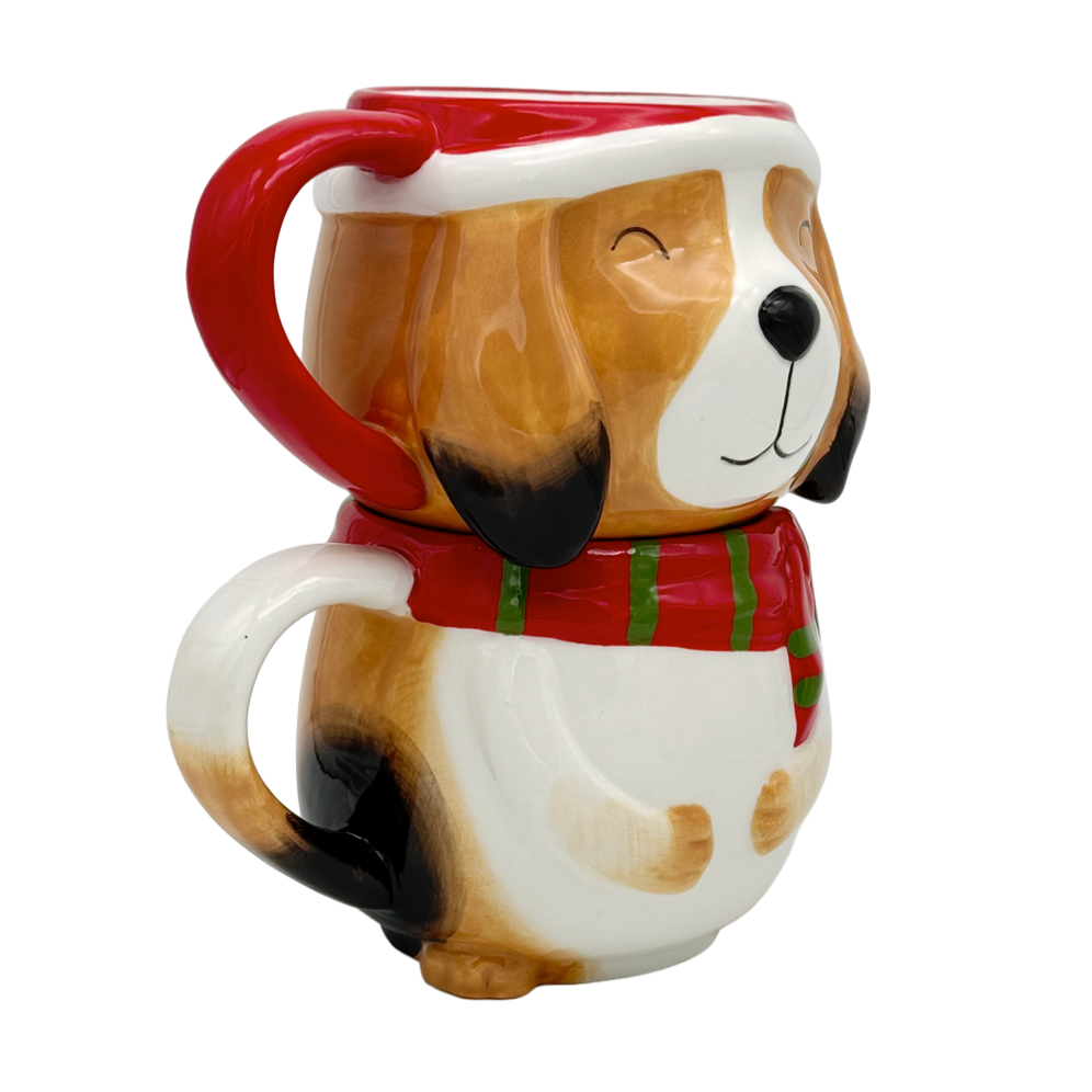 EDG kerstmokken - Hond - Set van 2