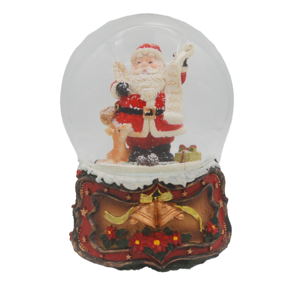 EDG sneeuwbol - Met kerstman