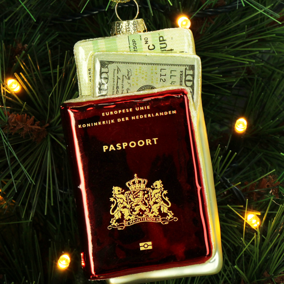 HD Collection kerstornament - Paspoort