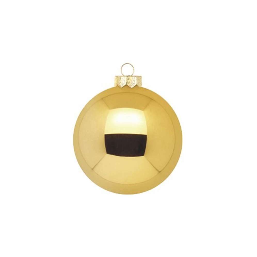 Inge Glas glazen kerstballen - Set van 30 - Goud - 6cm