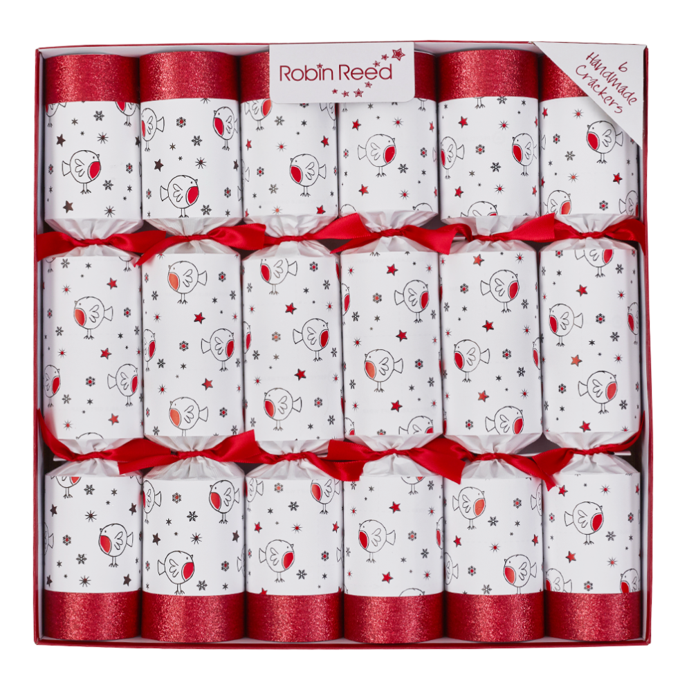 Robin Reed Christmas crackers - Racing Robin - Set van 6