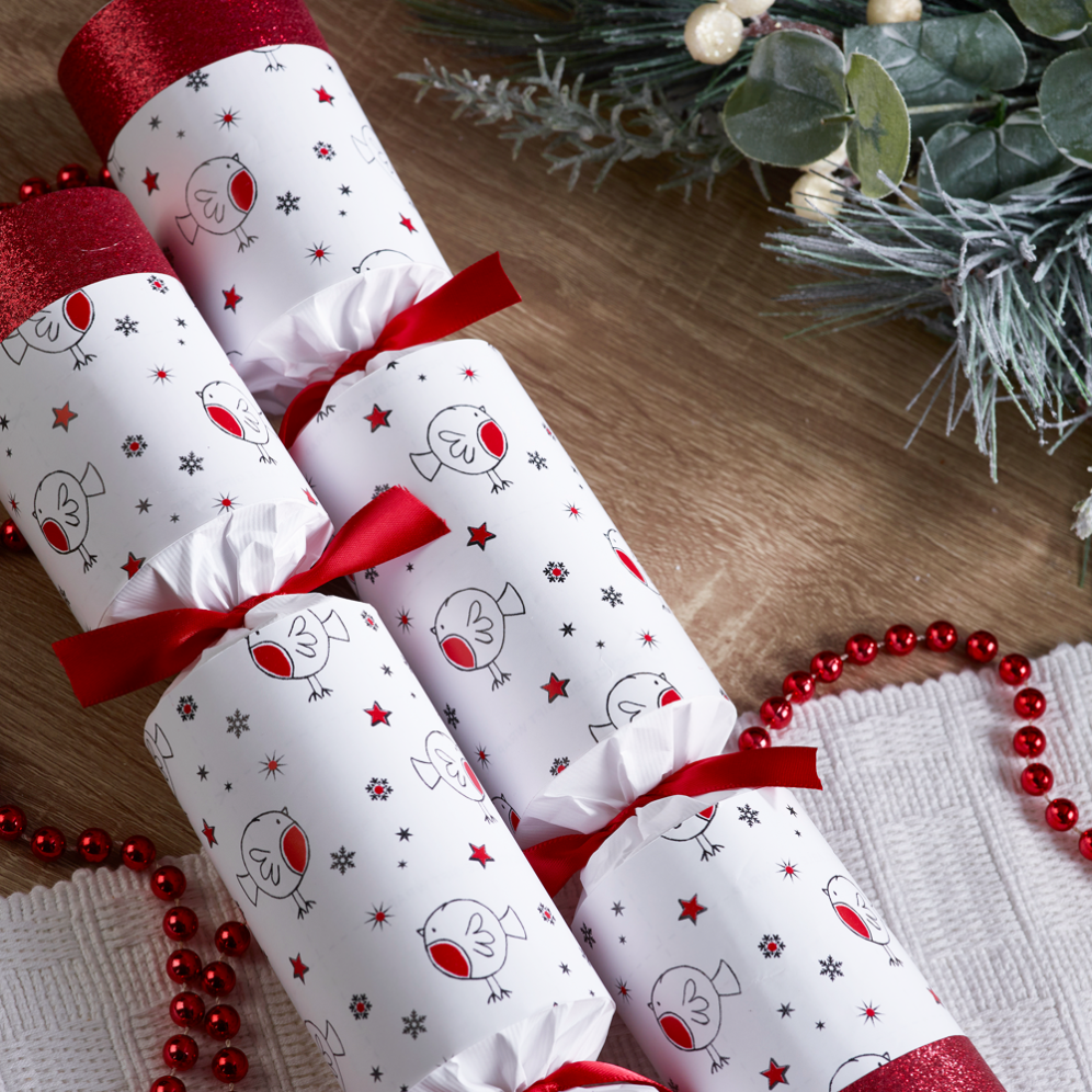 Robin Reed Christmas crackers - Racing Robin - Set van 6