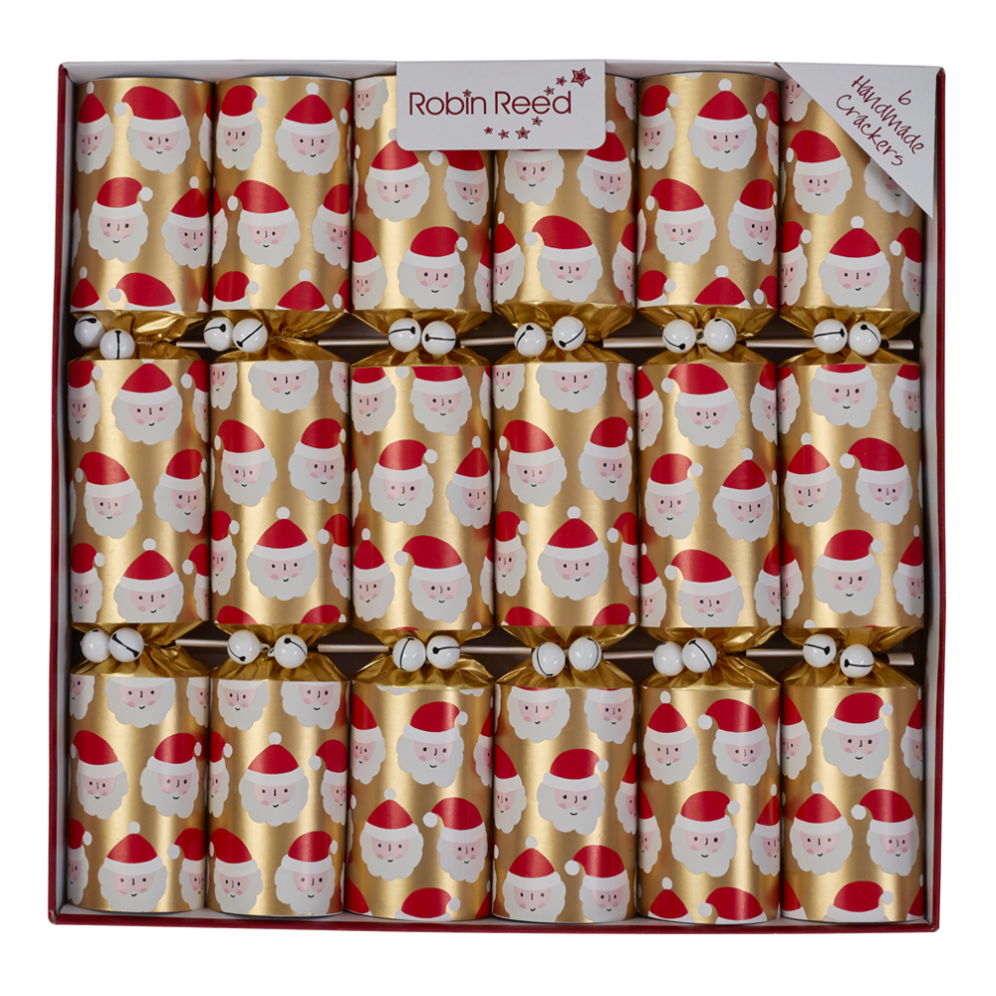 Robin Reed Christmas crackers - Racing Santa - Set van 6
