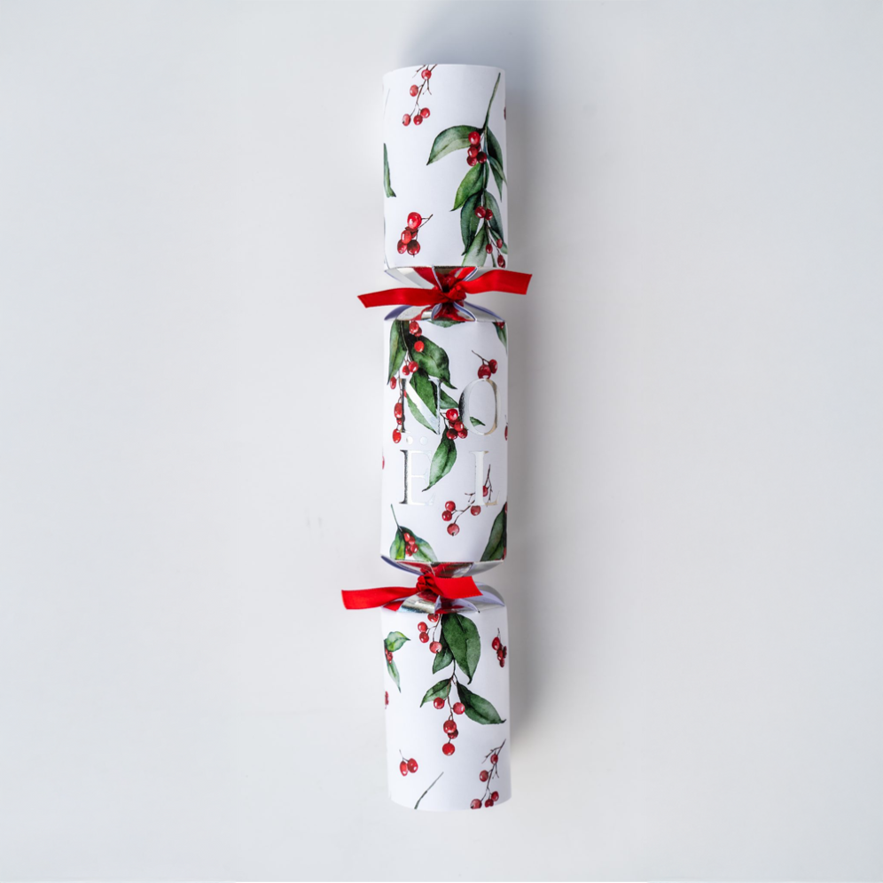 Holly & Ivy Christmas crackers - Noël Sprigs - Set van 6