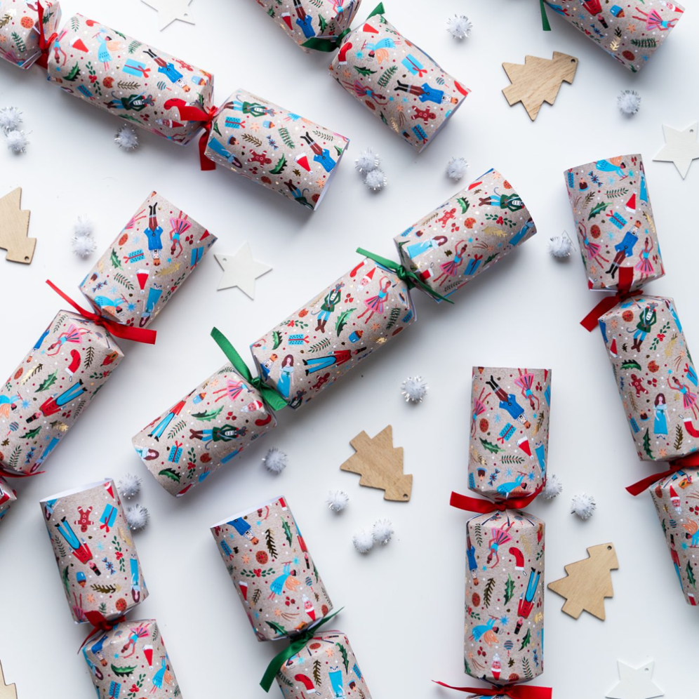 Holly & Ivy Christmas crackers - Nutcracker Icons - Set van 6
