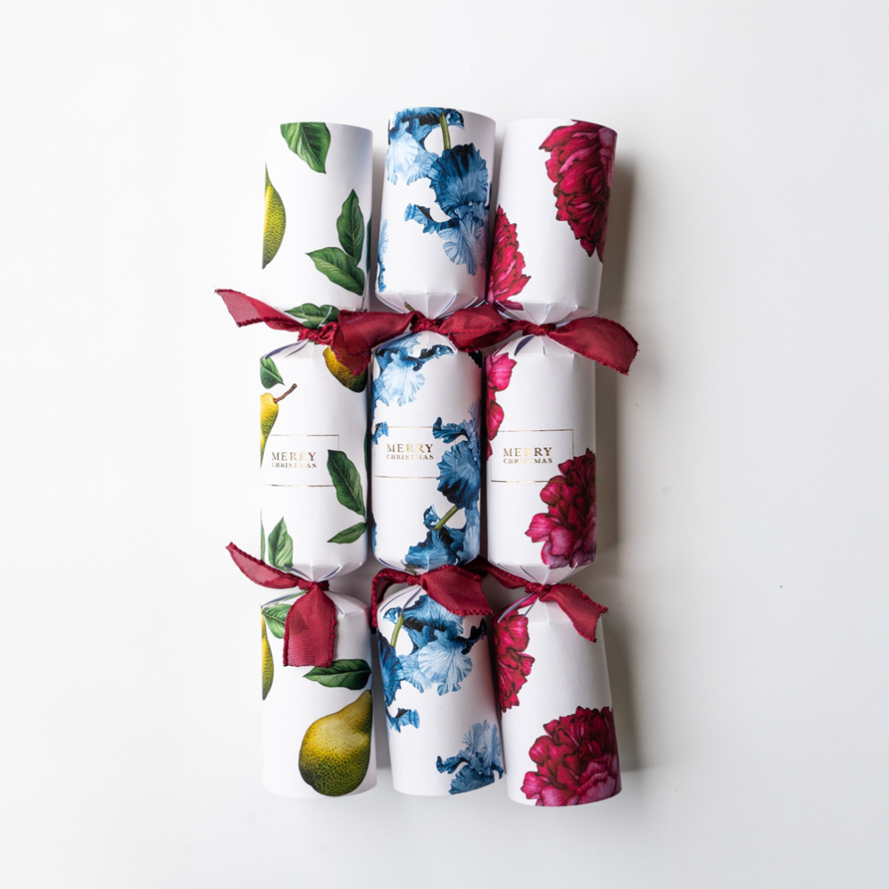 Holly & Ivy Christmas crackers - Vibrant Botanicals - Set van 6