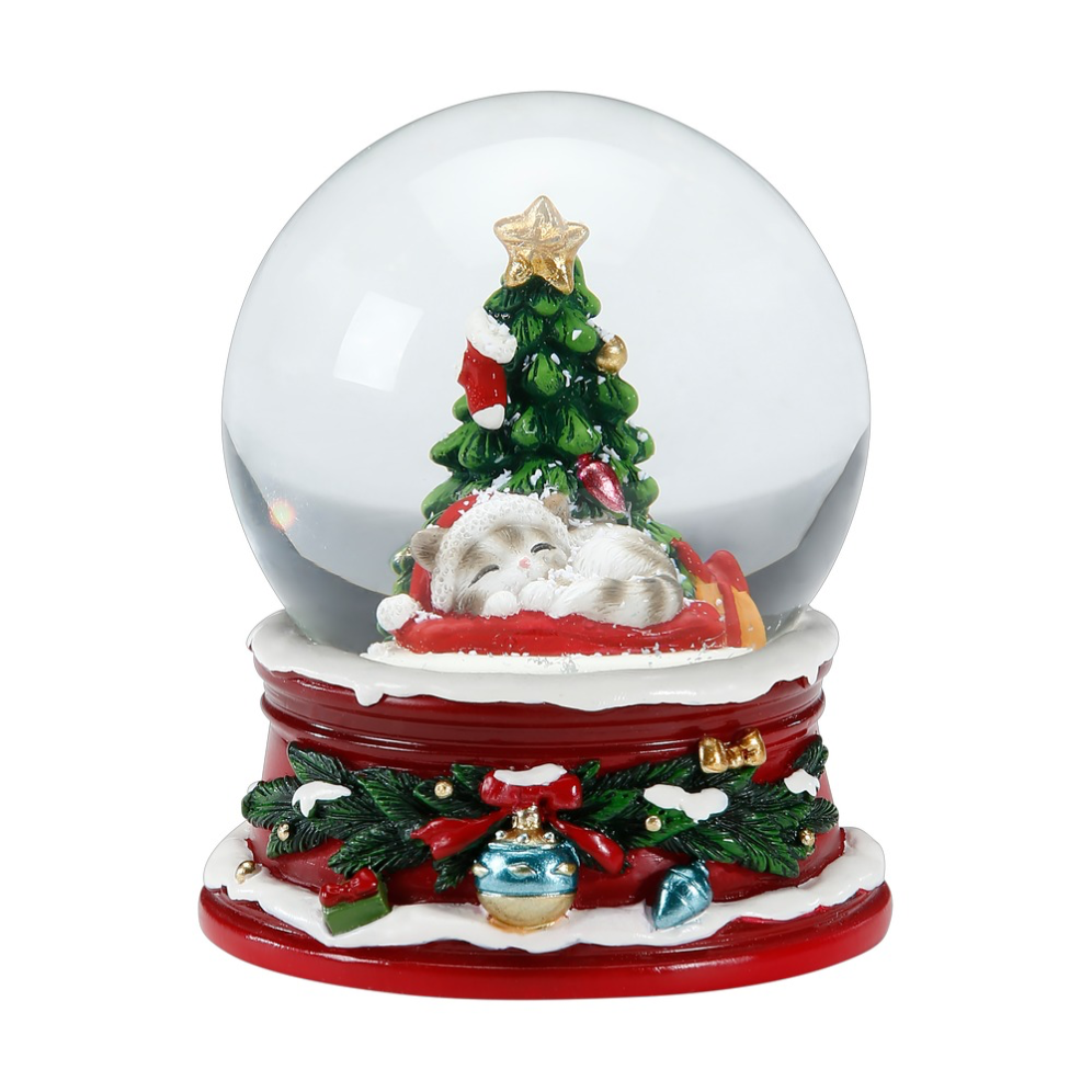 Inge Glas sneeuwbol - Met kerstboom