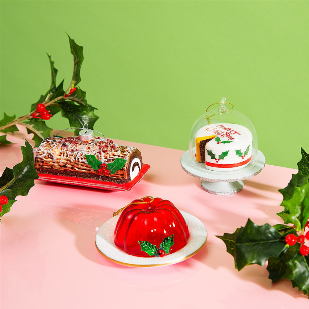 Sass & Belle kerstornament - Chocolade taart