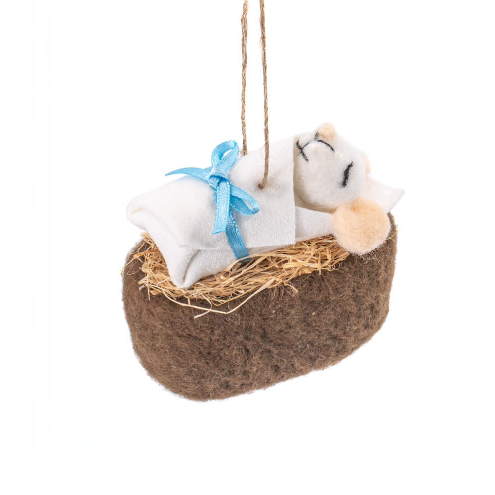 Sass & Bell kerstdecoratie - Kerststal - Set van 3
