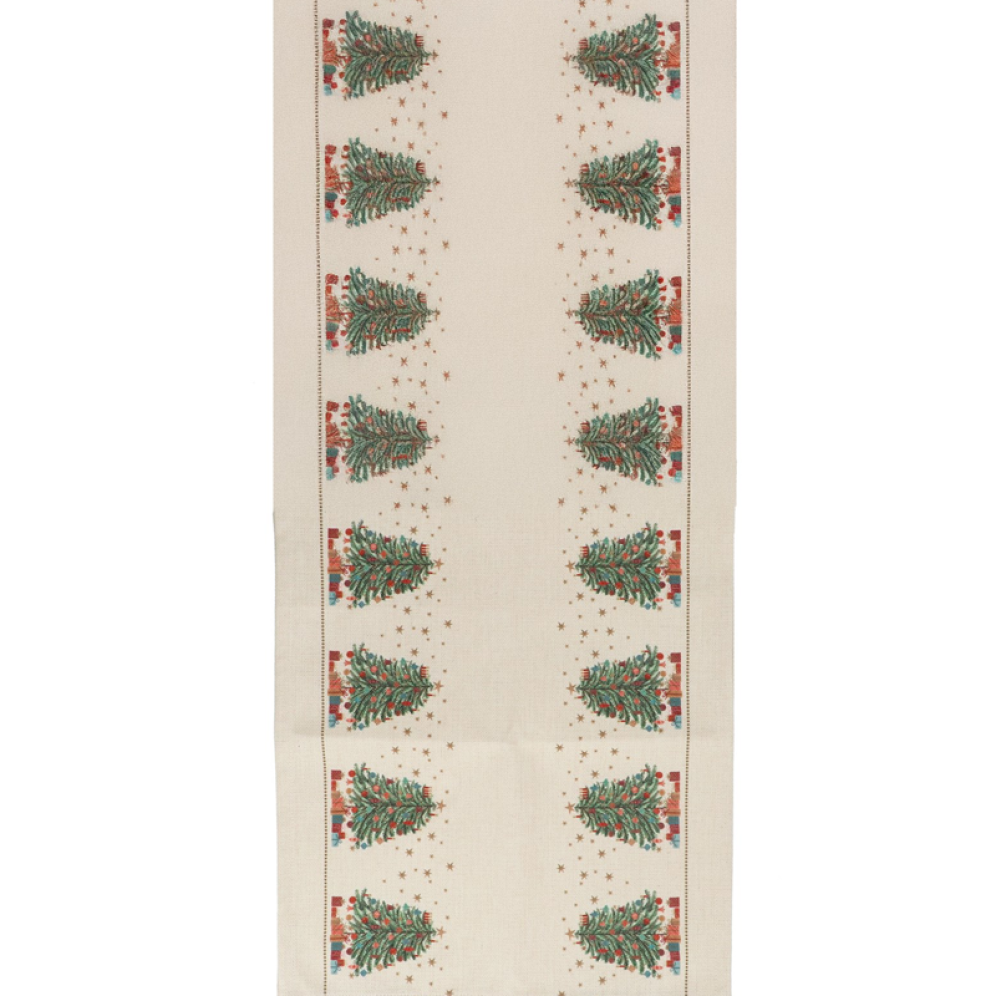 Gisela Graham tafelloper - Met kerstbomen