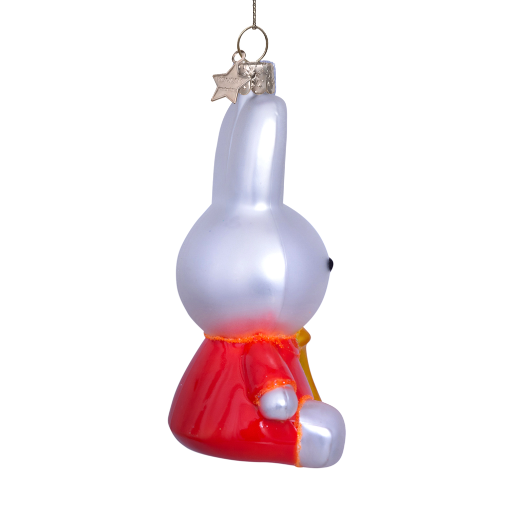 Vondels kerstornament - Nijntje met maan