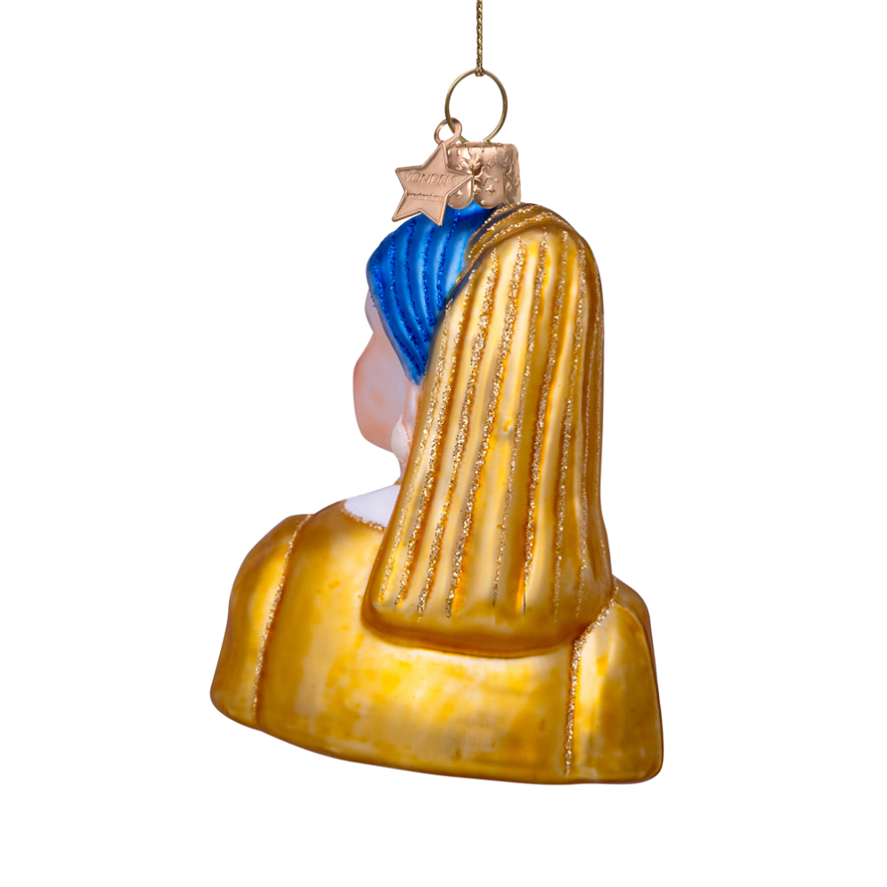 Vondels kerstornament - Meisje met de parel - Vermeer