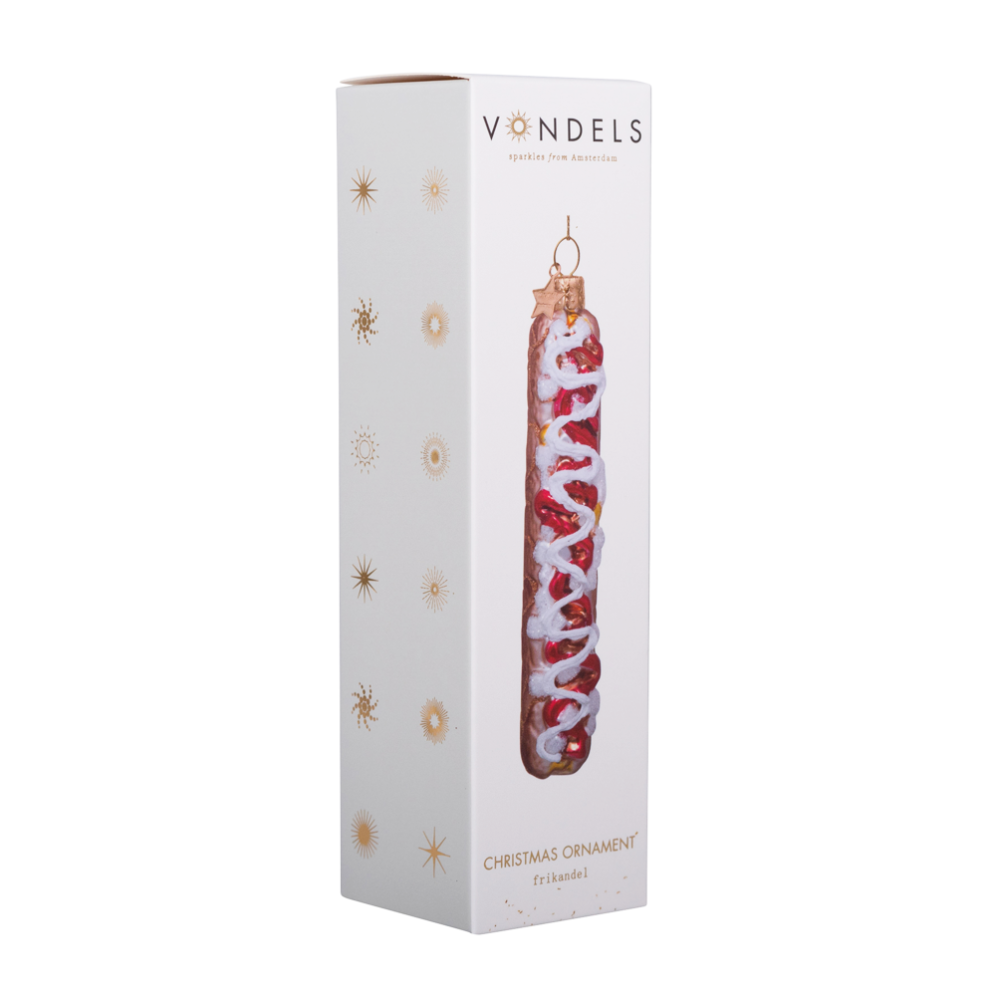 Vondels kerstornament - Frikandel Speciaal