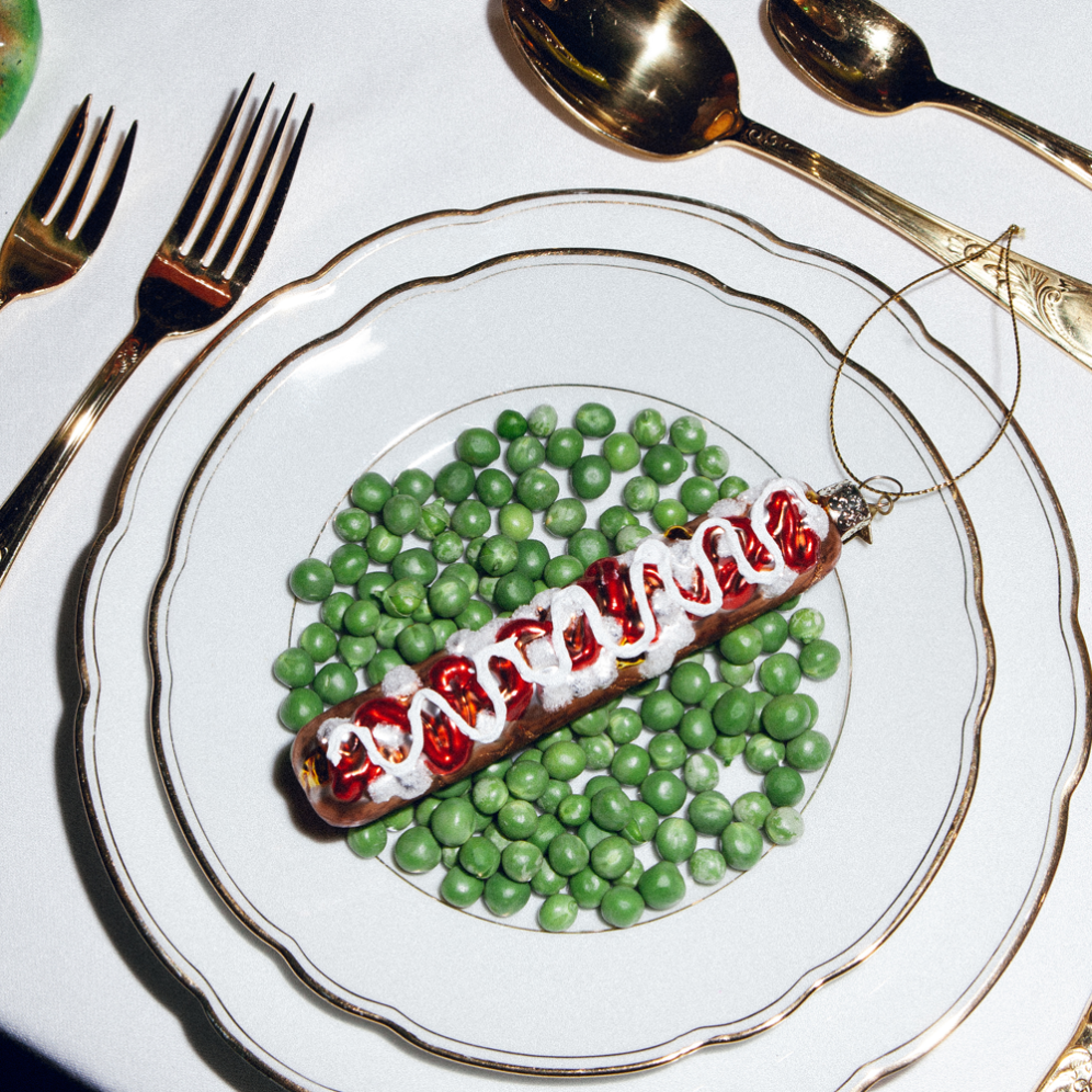 Vondels kerstornament - Frikandel Speciaal
