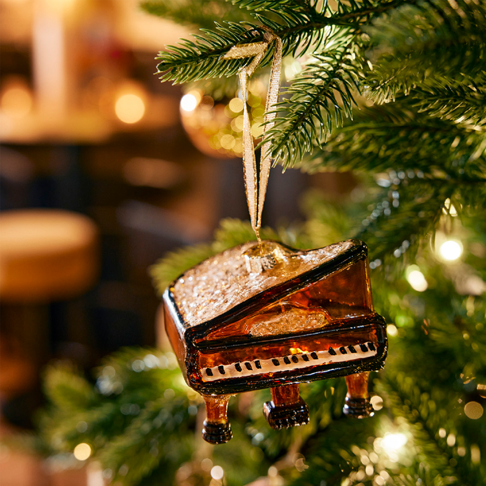 Decoris kerstornament - Piano