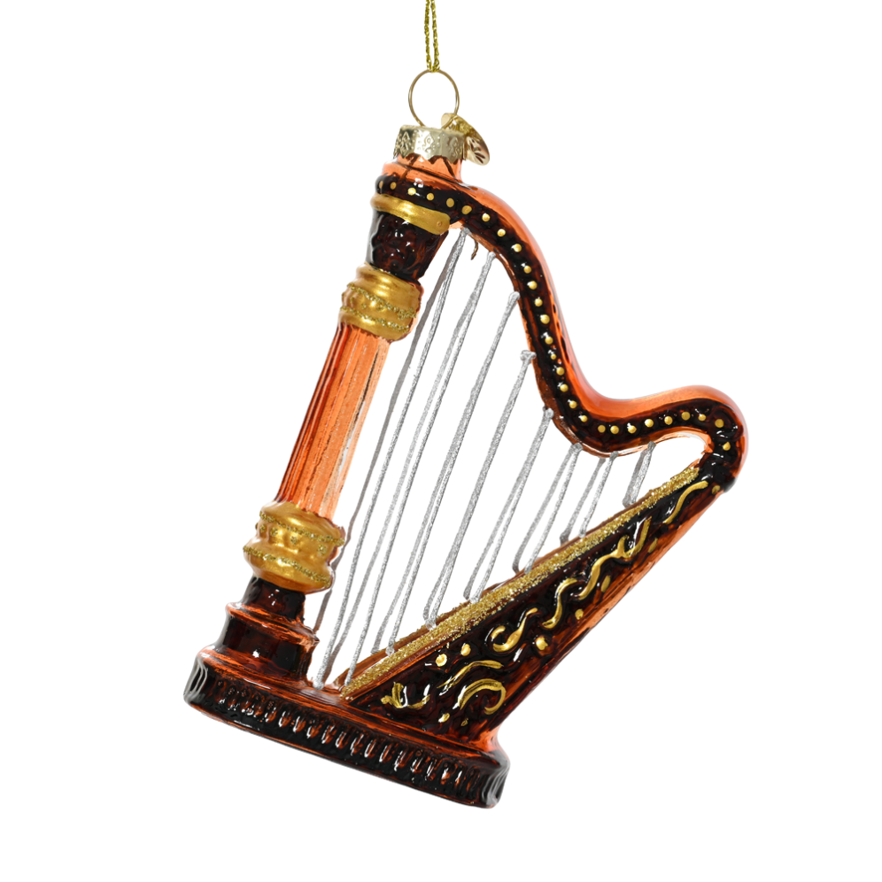Decoris kerstornament - Harp