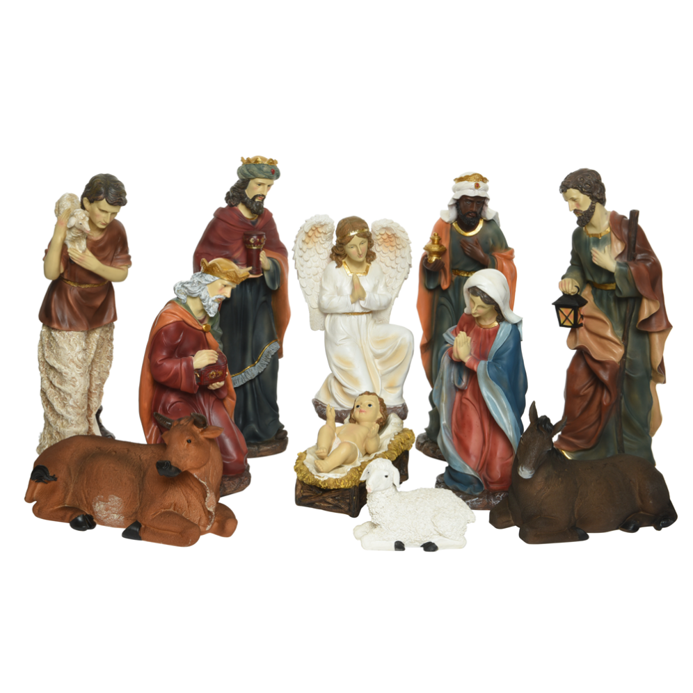 Decoris kerststal - Set van 11