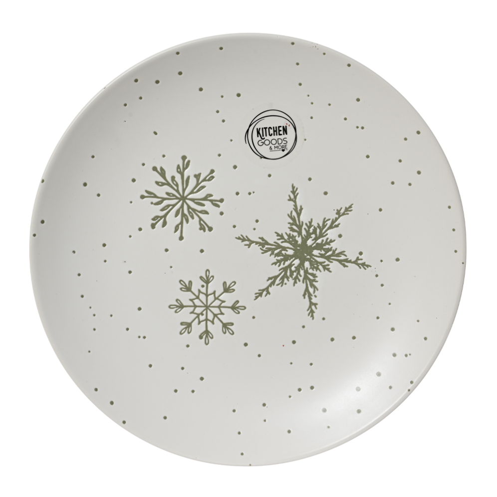 Decoris ontbijtbord - Met kersttakken