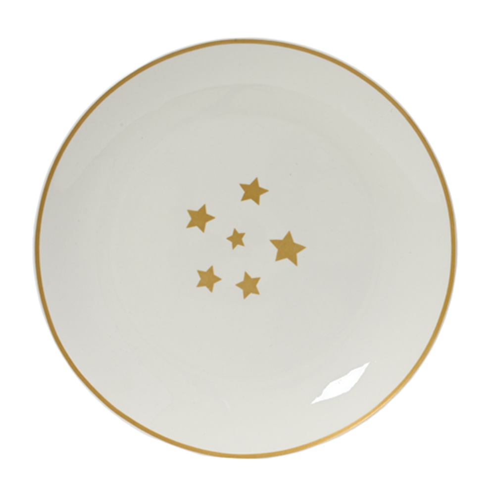 Decoris dinerset - Met sterren - Set van 16