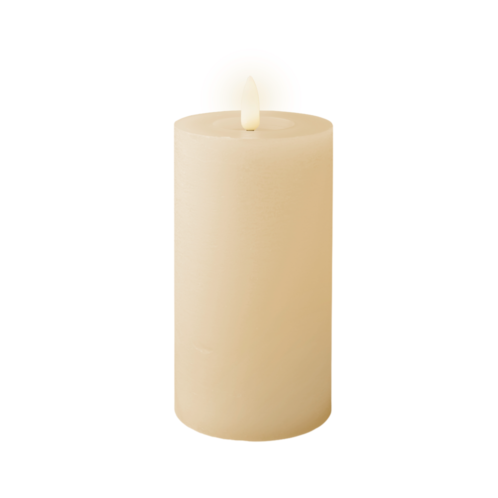 Lumineo LED stompkaars - Beige - 15cm