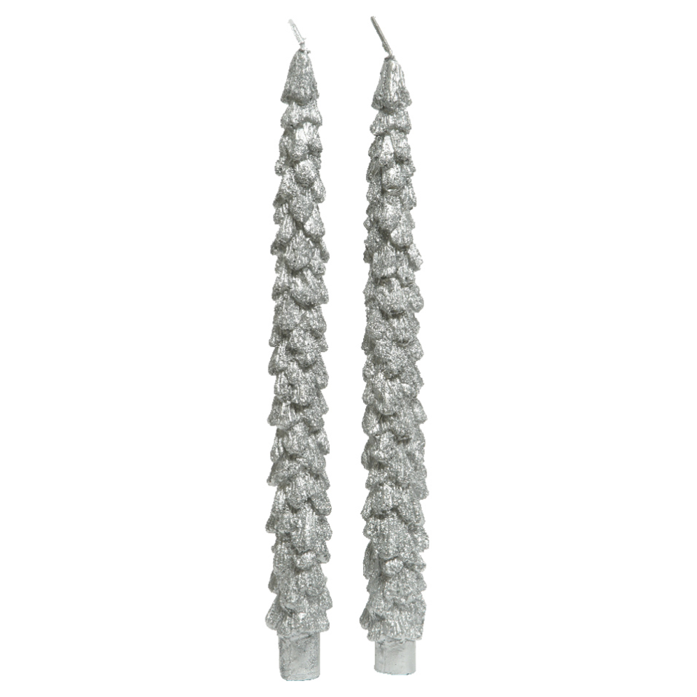 Decoris dinerkaars - Kerstboom - Set van 2