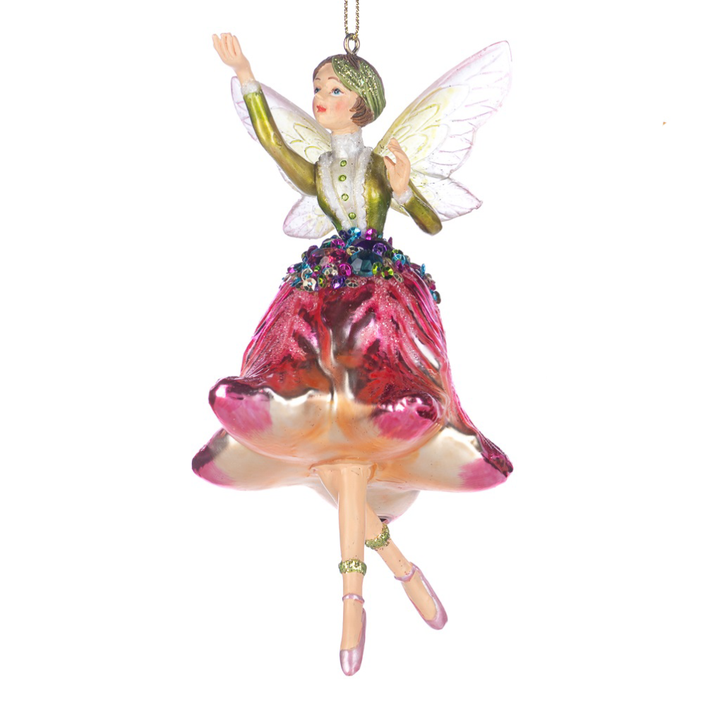 Goodwill kerstornament - Fee - Met bloem