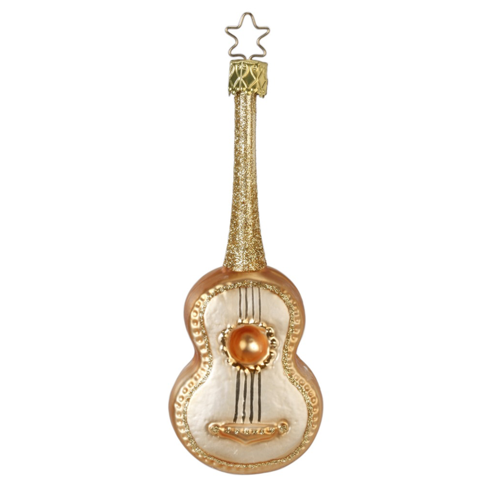 Inge Glas kerstornament - Gitaar