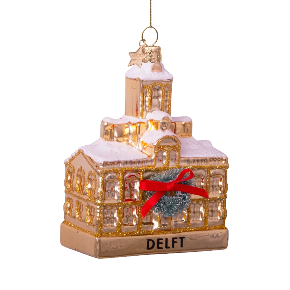 Vondels kerstornament - Stadhuis van Delft