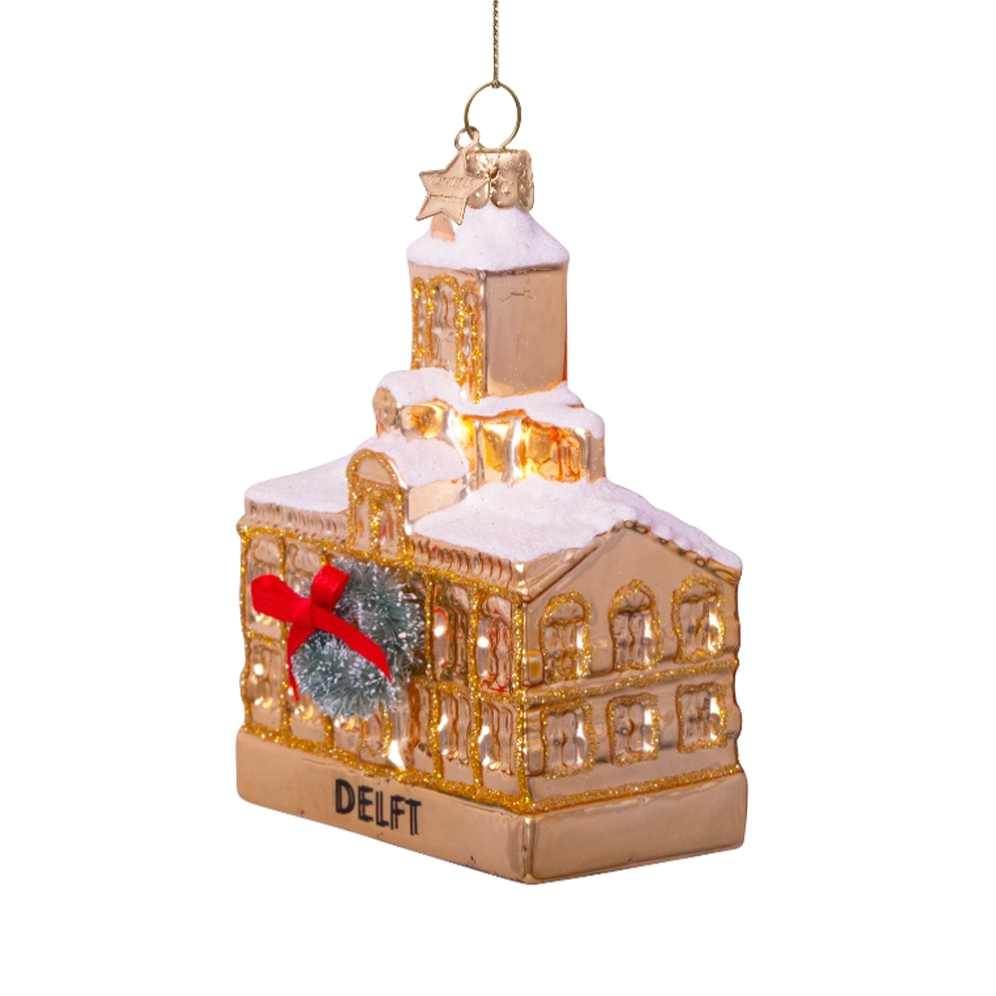 Vondels kerstornament - Stadhuis van Delft
